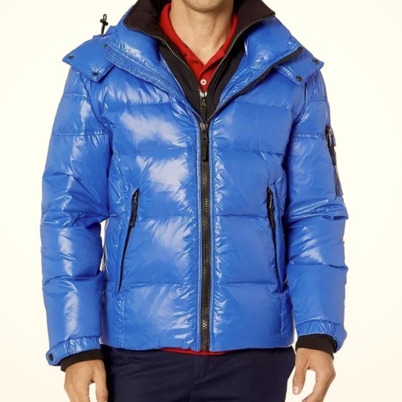 Mens S13 Cobalt Downhill Puffer Jacket - Picture 4 of 16
